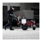 Masina Marcaj Rutier, Titan, PowerLiner 6955 Honda 4.8 cp - imagine 2