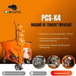 Masina de tencuit trifazica, Bisonte, PCS K4, 400v - imagine 4