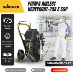 Pompa de gletuit, zugravit, mixta, Wagner, HeavyCoat 750E SSP Spraypack 3.1kW, 230v - imagine 2