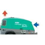 Pompa de sapa semiumeda clasica Mover 270 EVO DBR Diesel 47 cp cu paleta incarcare, remorcabila, cu - imagine 6