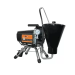 Pompa de zugravit, vopsit, Bisonte, PAZ 20X, debit 2 l min, pe piston cu cuva inclusa - imagine 2