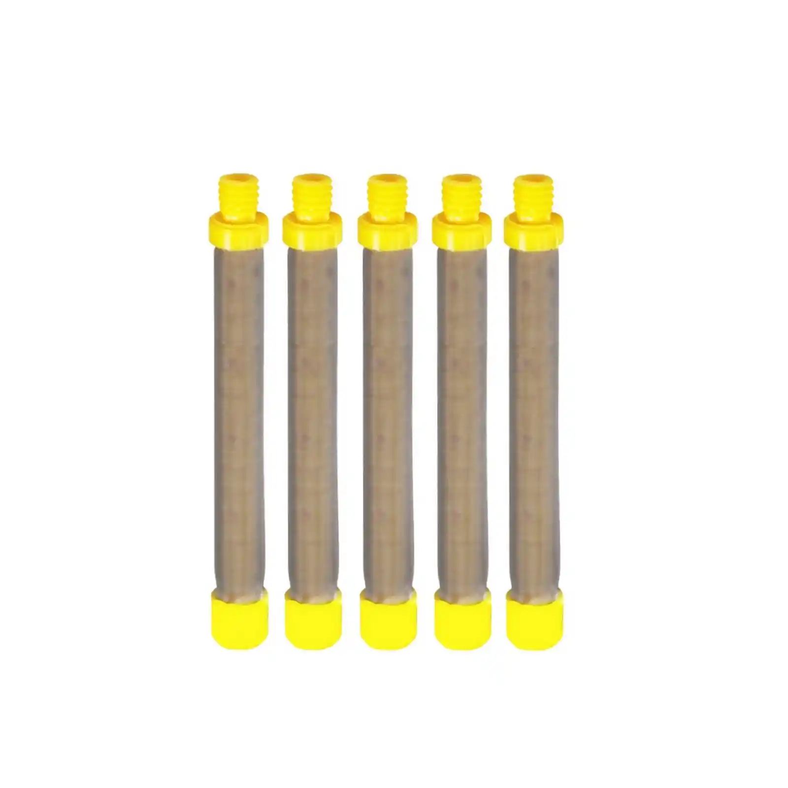set-5-bucati-filtru-cu-filet-titan-galben-pentru-pistol-098456 Set 5 bucati filtru cu filet, Titan, Galben, pentru pistol - imagine 1