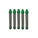 Set filtre pentru pistol cu filet, Titan, 30 mesh, verde, 5 buc