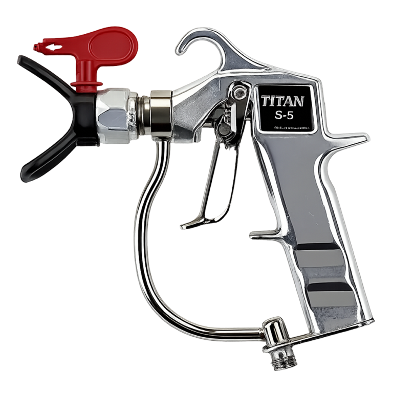Pistol de zugravit, vopsit, airless, S5, Titan, max. 340 bar din otel inoxidabil