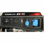 Generator de curent SENCI SC9000E-LITE putere maxima 7,5 KW 230V pornire electrica si roti - imagine 3