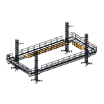 PLATFORMĂ AUTORIDICĂTOARE T30 SQUARE 4C