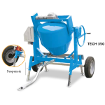 BETONIERA BRF POLIERI 250 - 350 litri - imagine 2