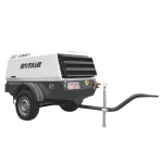 Motocompresor ROTAIR D200 Y 5650l/min 7bar motor YANMAR cu bara tractare fixa doar pentru santier