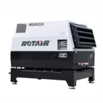 Motocompresor ROTAIR MDVN 31K presiune 7 bar debit 3000 l/min motor Kubota 35 cp SKID (fara roti)