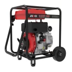Motopompa ape curate SENCI SCDWP-100E diam. 4″ Diesel, DE, rezervor 12.5L, roti transport - imagine 2