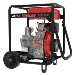 Motopompa ape curate SENCI SCDWP-80E diam. 3″ Diesel, DE, rezervor 12.5L, roti transport - imagine 2