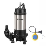 Pompa submersibila Grinder KOSHIN PKG-1500-BAB-0 cu flotor incorporat 220V 1500W Ø 32 mm debit 10.8 mc/h