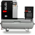 Compresor electric cu surub ELGI EN 07c presiune 12.5 bar debit 0.76 m³/min 7.5 KW 400 V