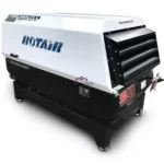 Motocompresor ROTAIR MDVN 53K presiune 7 bar debit 5200 l/min motor Kubota 49 cp, Skid (fara roti)