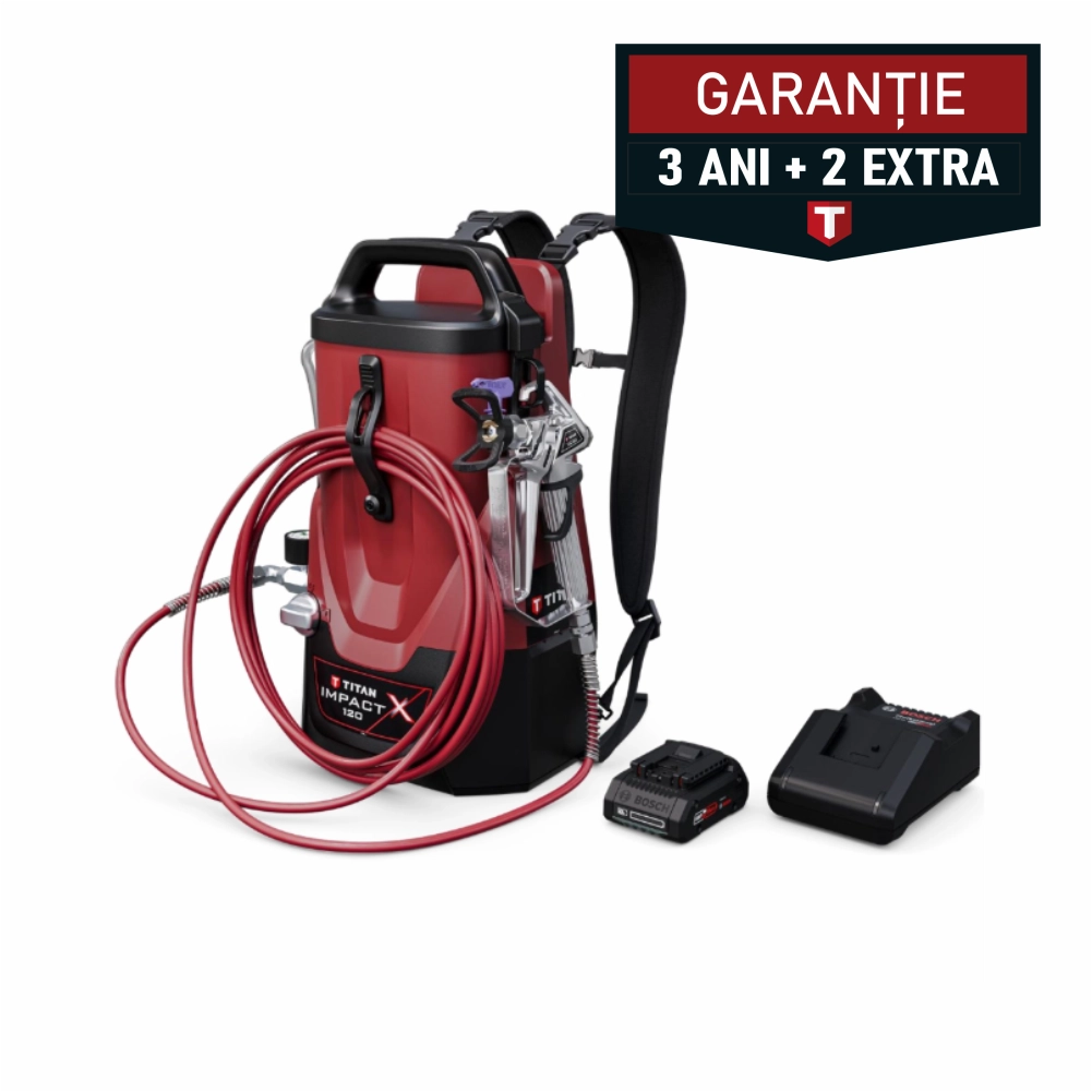 Pompa-airless-Titan-Impact-X120-18V Pompa airless Titan Impact X120 18V – debit 0.9l/min - imagine 1