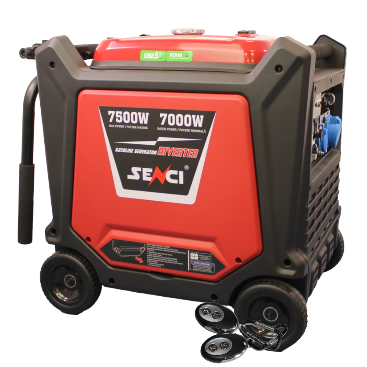 SC8000i-Generator-de-curent-Senci-8 Generator inverter SENCI SC8000iE putere maxima 7.5 kW 230V pornire electrica insonorizat - imagine 1