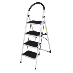 Scara otel BISONTE STR0204 4 trepte, inaltime maxima 95 cm pentru interior