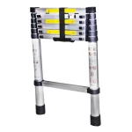 Scara telescopica aluminiu BISONTE STR1020 7 trepte,inaltime maxima 2.0 m - imagine 3