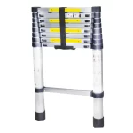 Scara telescopica aluminiu BISONTE STR1026 9 trepte, inaltime maxima 2.6 m - imagine 3