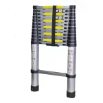 Scara telescopica aluminiu BISONTE STR1038 13 trepte inaltime maxima 3.80 m - imagine 3