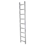 Scara simpla aluminiu BISONTE STR109 9 trepte inaltime maxima 2.53 m