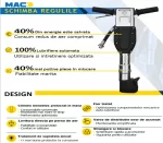 Ciocan pneumatic BB27 26 kg Hex D32-L 160 - imagine 2