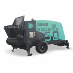 Pompa de beton Imer Booster 50 Yanmar Stage II 63 Kw debit 50 mc/h neremorcabila - imagine 2