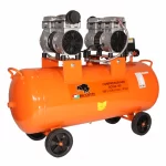 Compresor de aer cu piston BISONTE SC024-100 fara ulei 230V 1,2 cp debit 336 l/min presiune 8 bar - imagine 3