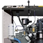 Motocompresor stationar ROTAIR GOMMAIR 10-7 debit 1100l/min/7bar motor diesel Yanmar 10.5 KW - imagine 2