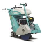 Masina de taiat asfalt/beton IMER Terra 500 motor diesel Yanmar L100 9,9 cp disc Ø 500 mm inclus - imagine 2